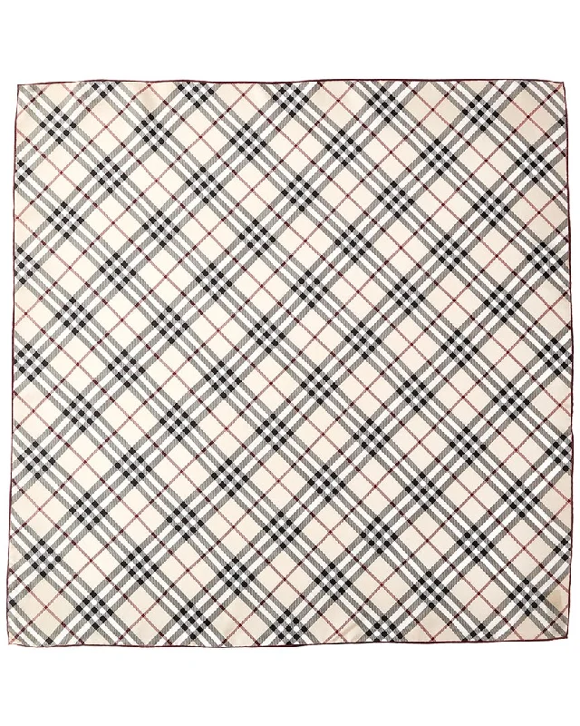 Burberry Check Silk Scarf