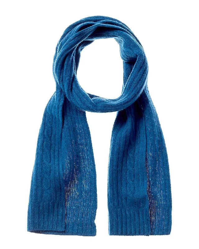 Portolano Cable Cashmere Scarf