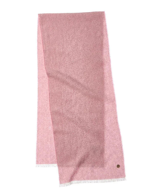 Bruno Magli Herringbone Cashmere Scarf