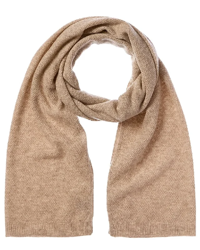 Phenix Lightweight Moss Stitch Cashmere Scarf