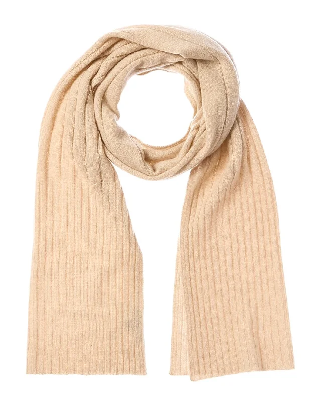 Amicale Cashmere Variegated Rib Scarf