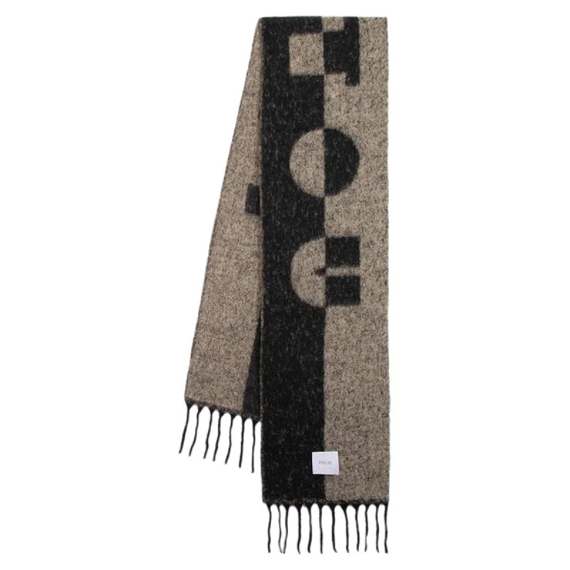 Scarf - PATOU - Wool - Black