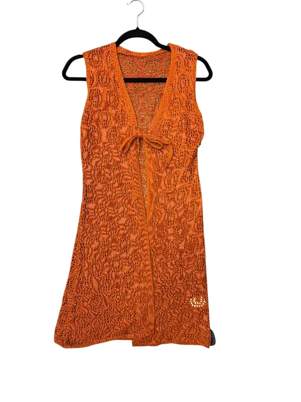 Vest Other By Clothes Mentor In Orange, Size: L