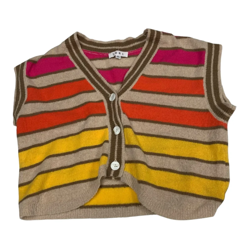 Vest Sweater By Thml In Striped Pattern, Size: Xs