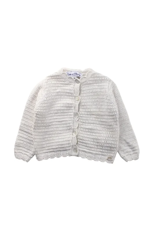 Tartine Et Chocolat Knit Cardigan 3-6M