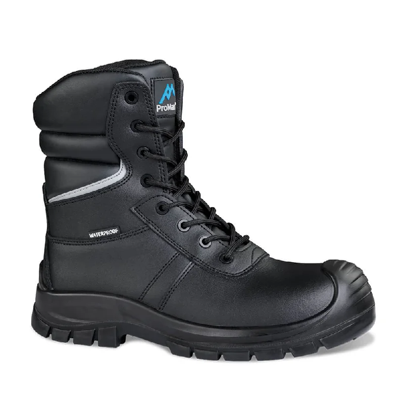 ProMan Delaware High Leg Waterproof Work Boots with Side Zip PM5008