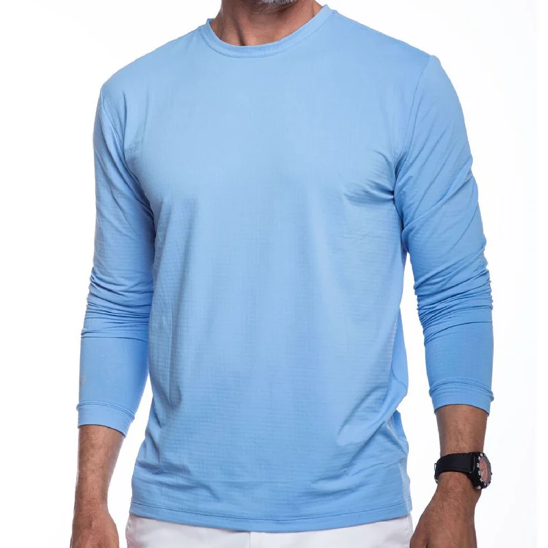 IBKUL Mens Long Sleeve Crew Pullover - Peri