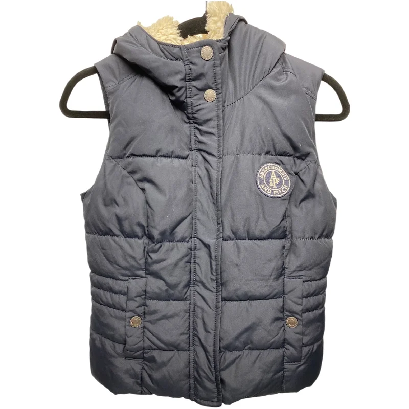 Vest Puffer & Quilted By Abercrombie And Fitch In Navy, Size: Xs