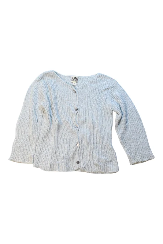 Bonton Ribbed Cardigan 2T