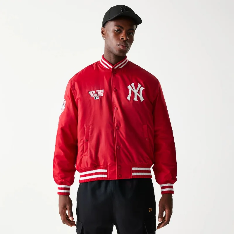 New York Yankees MLB Logo Stadium Red Jacket