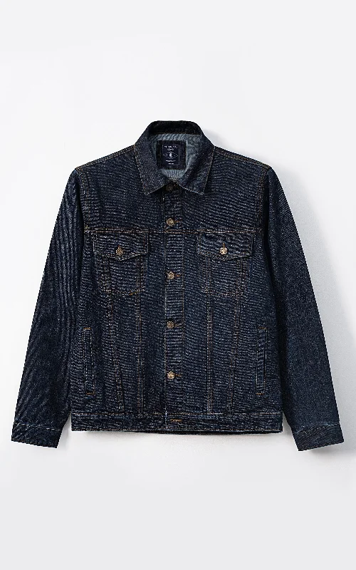 DENIM FULL SLEEVE JACKET BLUE