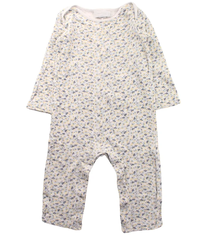 The Little White Company Long Sleeve Jumpsuit 12-18M