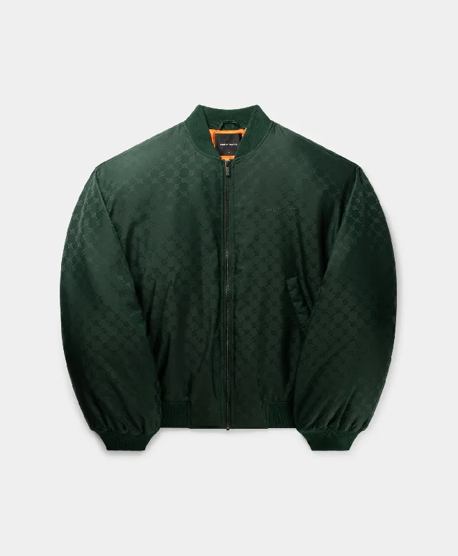 Pine Green Oversized Ronack Jacket