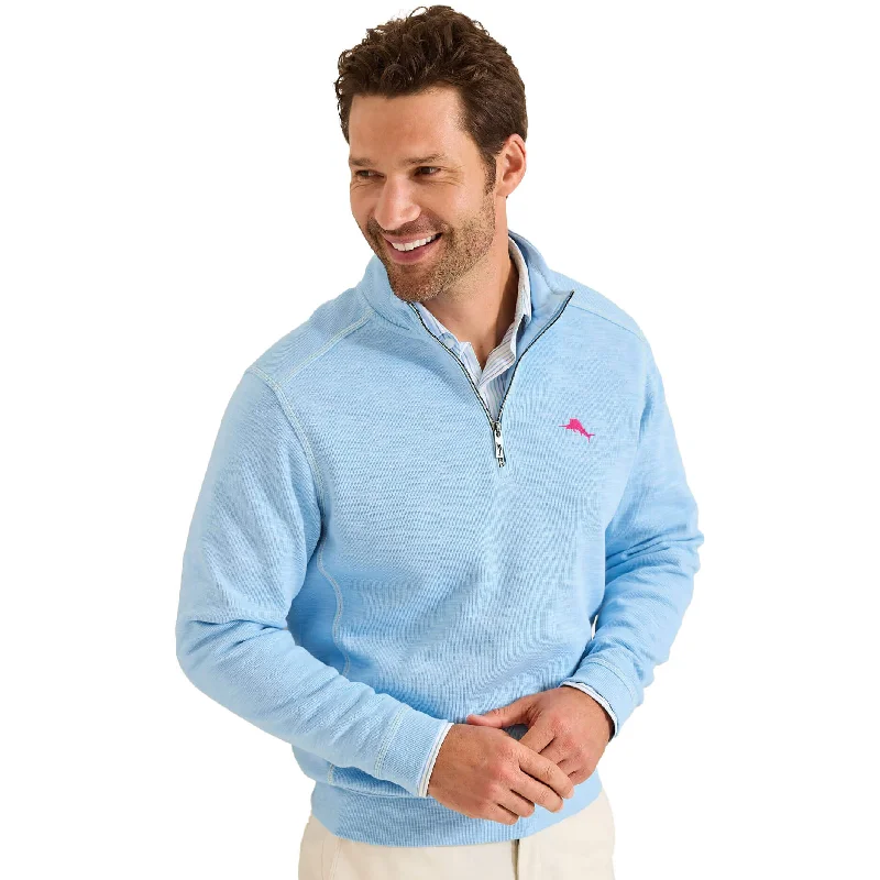 Tommy Bahama Tobago Bay Half Zip Sweater - Seabank Sky