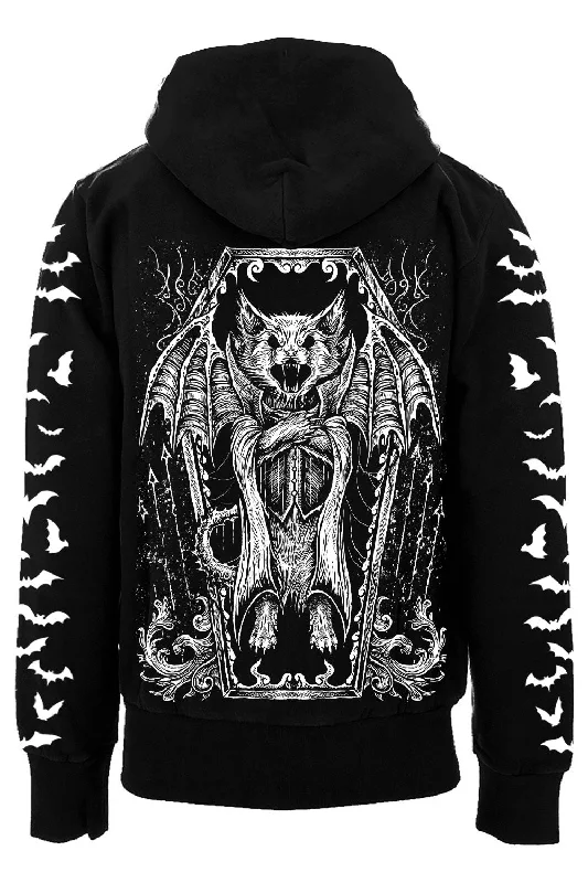 Vampire Kitty Hoodie [Zipper or Pullover]