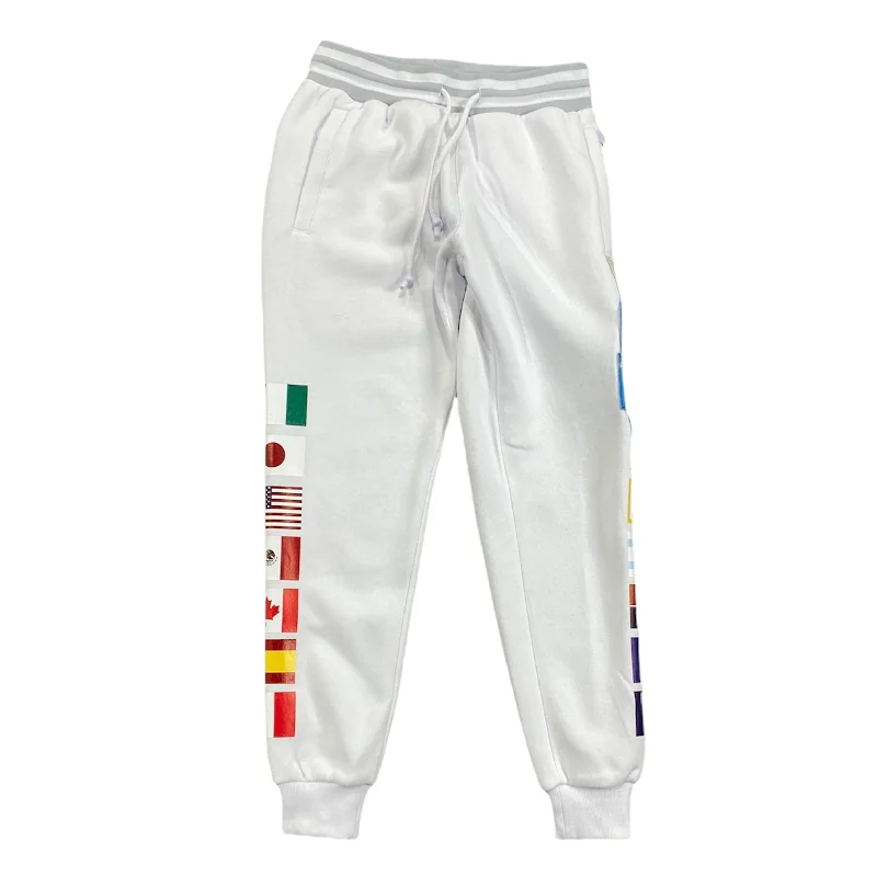 Cookies Award Tour Fleece Sweatpants (White) 1554B5288