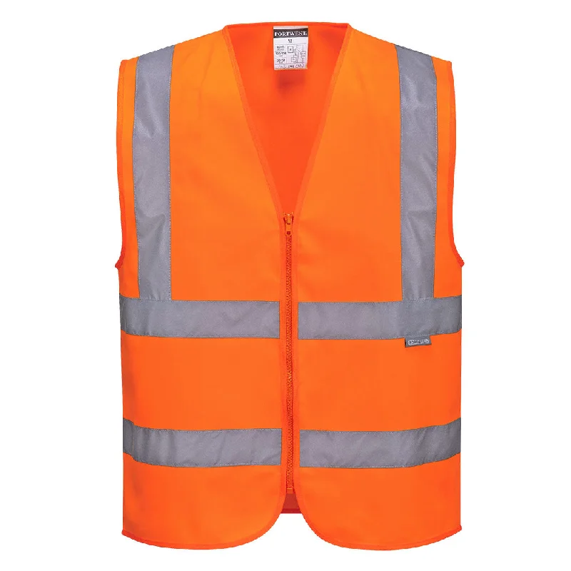 Portwest C375 Hi Vis Zipped Band & Brace Vest