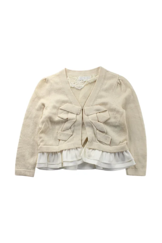 Chickeeduck Bow Embellished Cardigan 12-18M