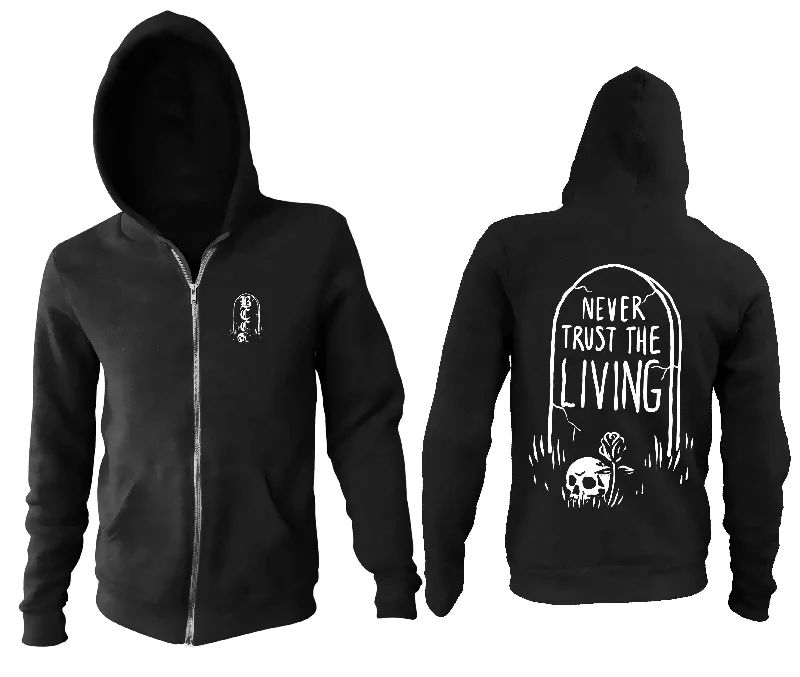 Never Trust The Living - Zip Up Hoodie