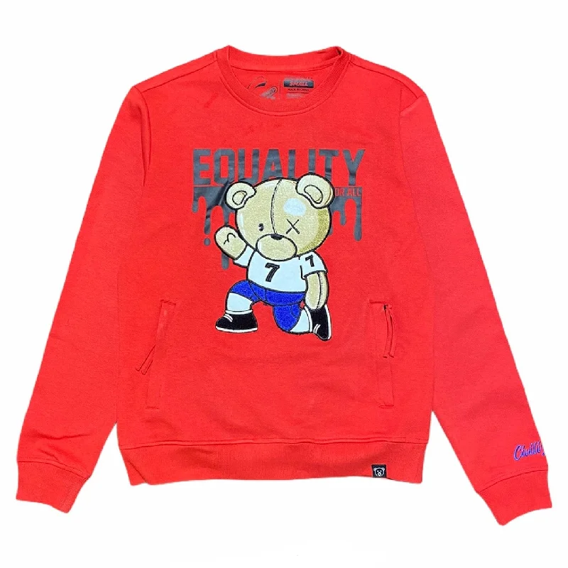 Civilized Kaepernick Bear Crewneck (Red)