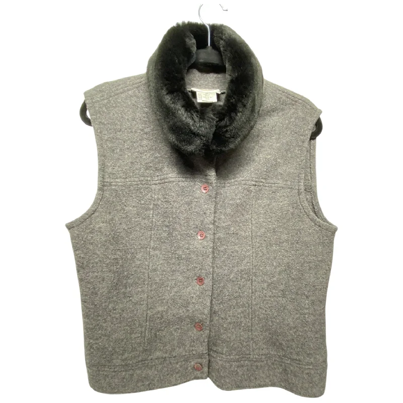 Vest Other By Talbots In Grey, Size: Xl