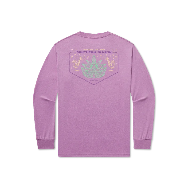 Seawash™ Tee - Mardi Gras Mambo - Long Sleeve