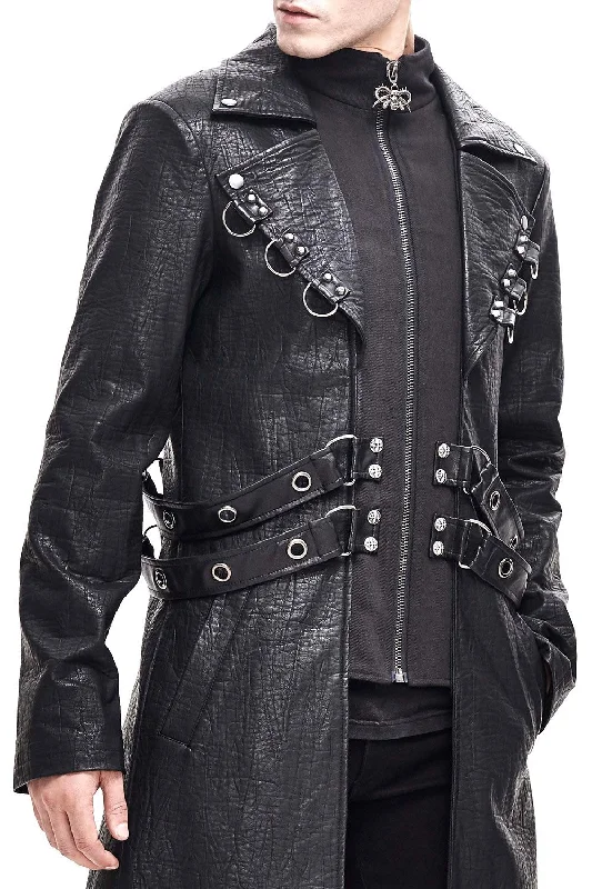 General Death Military Goth Trench Coat