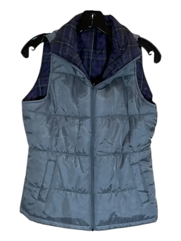 Vest Puffer & Quilted By Merona In Grey, Size: S