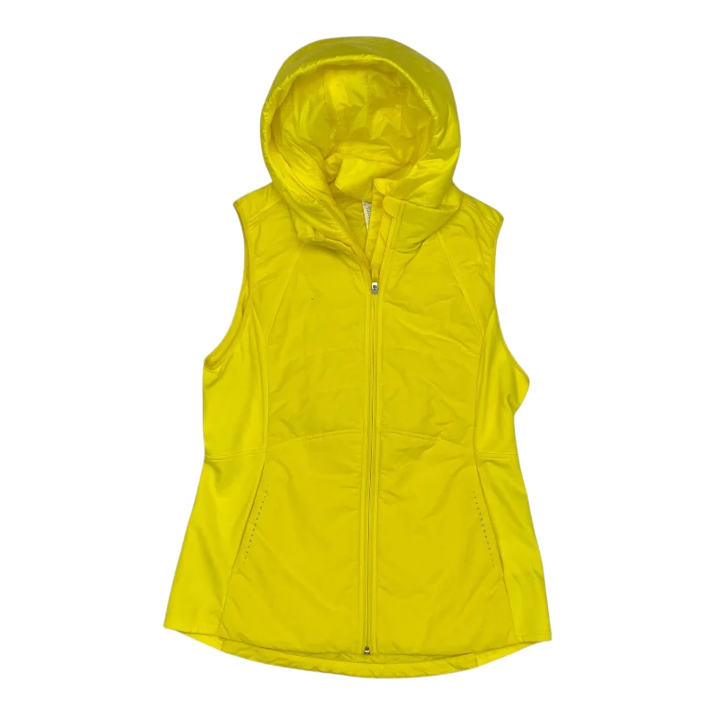 Vest Puffer & Quilted By Lululemon In Yellow, Size:M