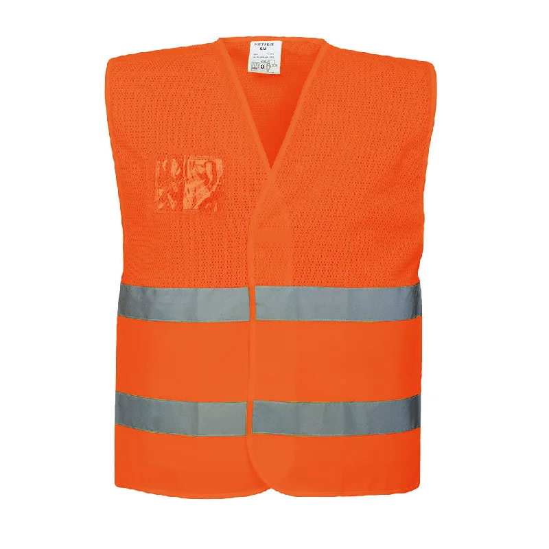 Portwest C494 Hi Vis Half Mesh Vest