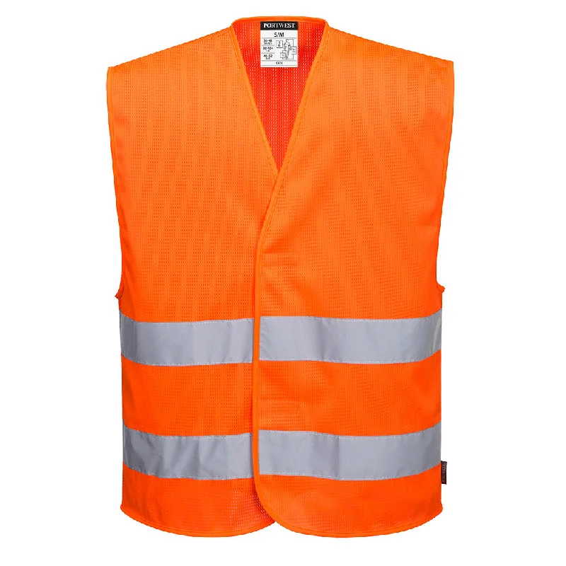 Portwest C374 MeshAir Hi Vis Two Band Vest