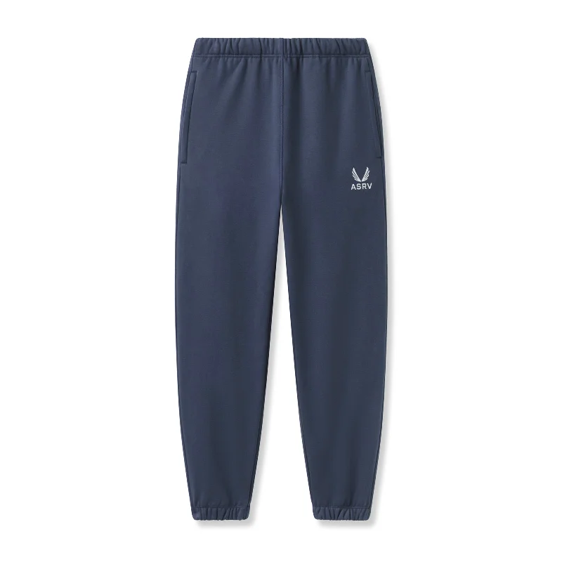 0655. Tech-Terry™ Oversized Sweats - Navy "Emblem"