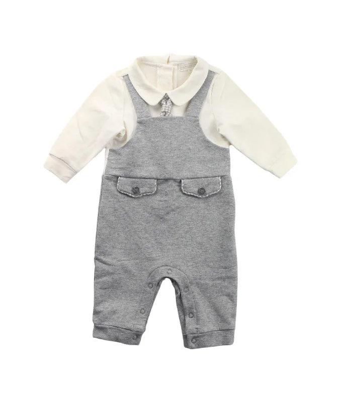 Nicholas & Bears Long Sleeve Jumpsuit 3-6M