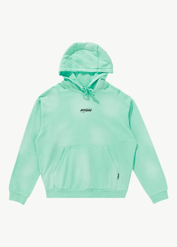 AFENDS Mens Eternal - Hoodie - Worn Jade